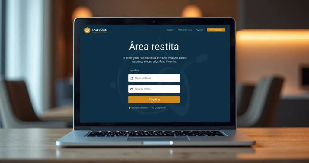 Área restrita para clientes em site jurídico, garantindo acesso seguro a documentos confidenciais.