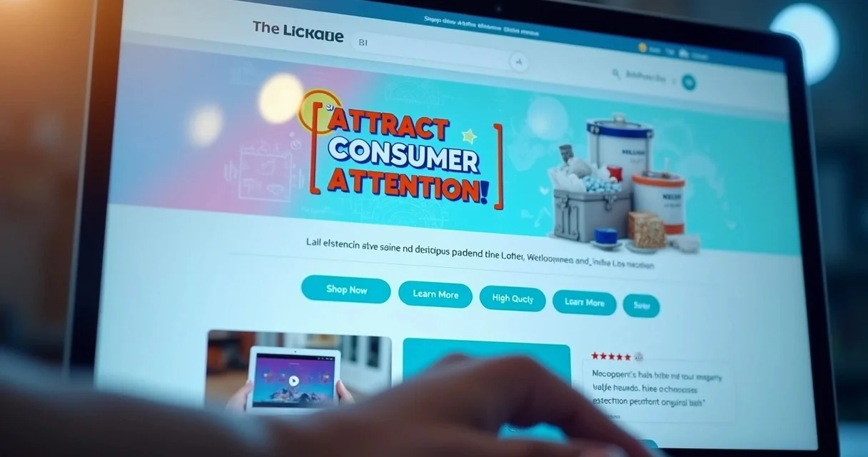 Interface de site com título, botões, imagens atrativas e depoimentos de clientes.