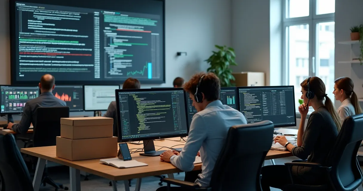 Imagem representando engenheiros de software corrigindo erros da CloudFlare fora do ar