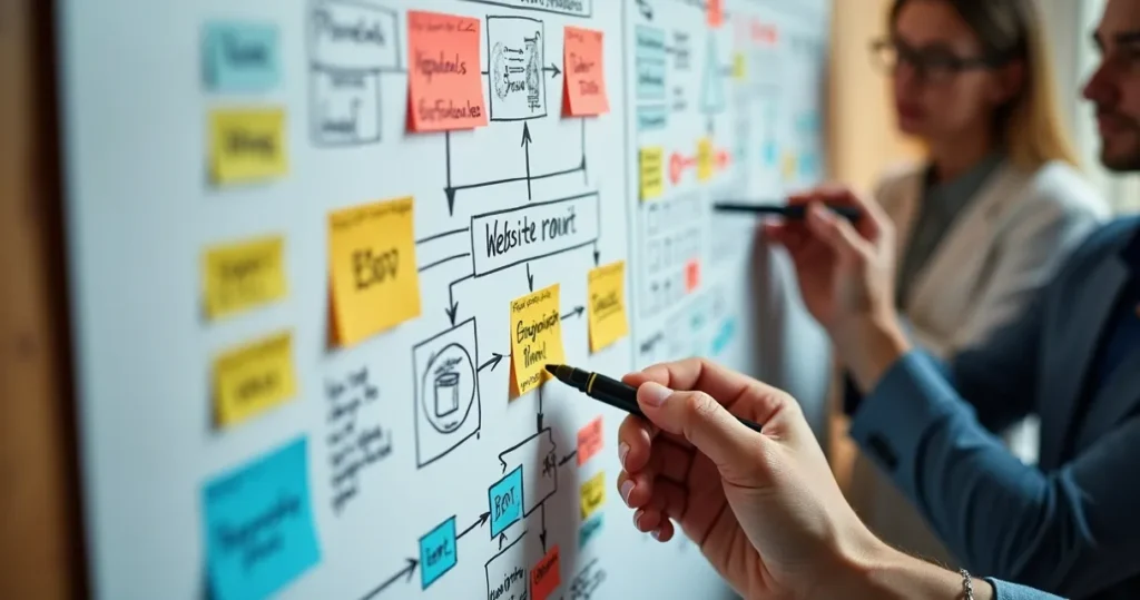 Preciso de um site: Planejamento e criação de site com equipe colaborativa.