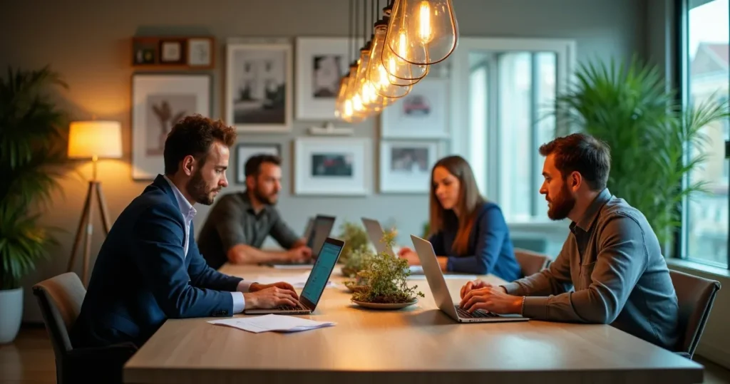 Quanto custa um site profissional: equipe de especialistas trabalhando no desenvolvimento de site em ambiente moderno e elegante. Quanto custa um site profissional: equipe de especialistas trabalhando no desenvolvimento de site em ambiente moderno e elegante.